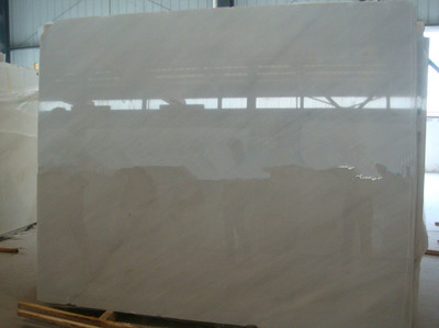 白色光面大理石宝兴白大板 四川优质石材与花岗岩板材加工